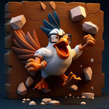 3D модель Гра Disney Chicken Little Ace in Action (STL)